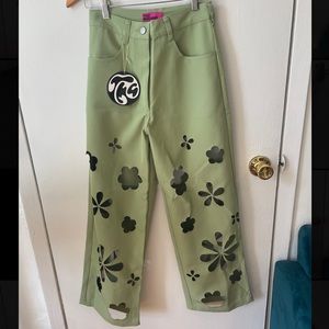 Tyler McGillivary cutout Lula Pant, Mint